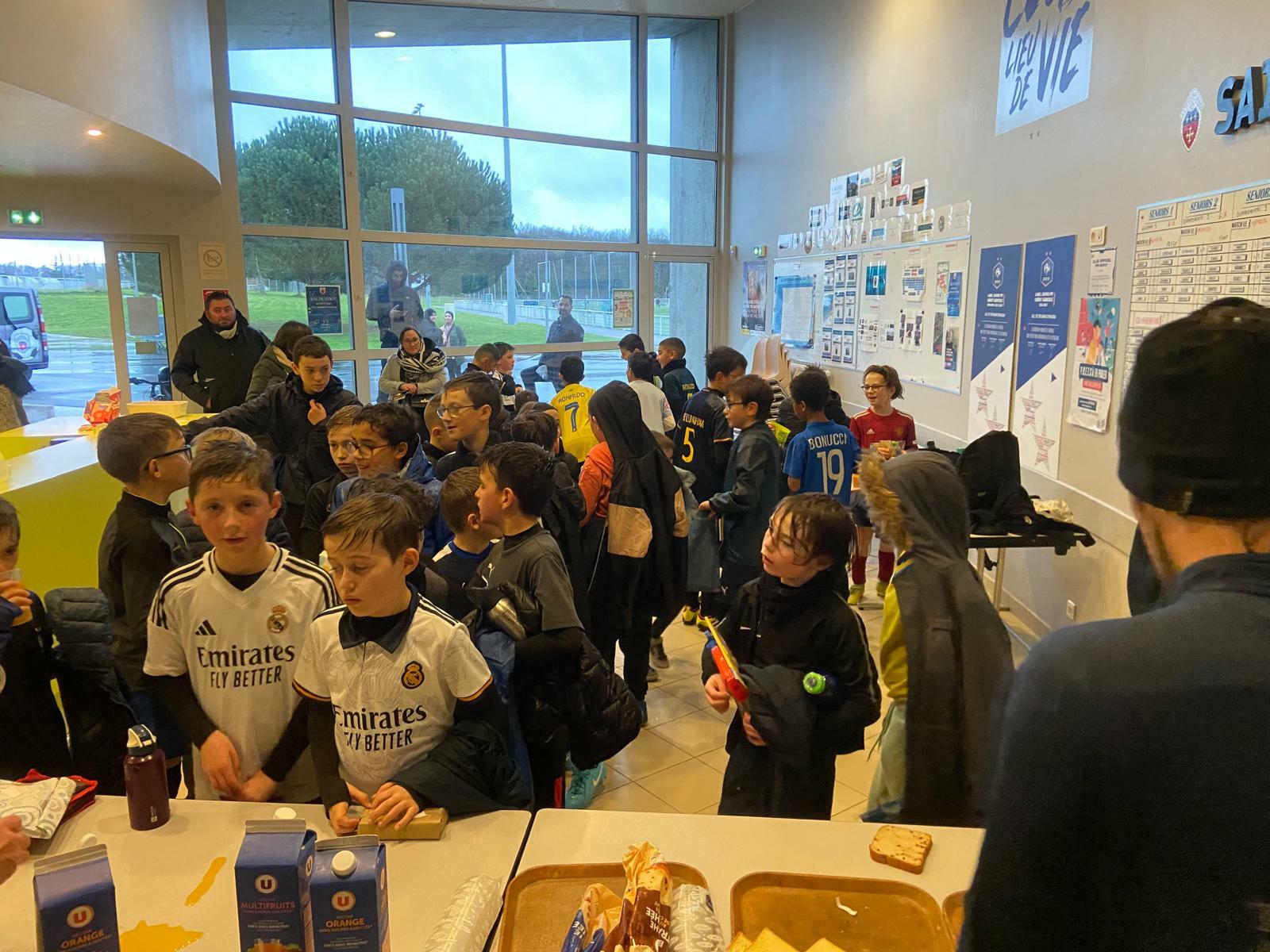 Goûter de Noël à l'école de football !