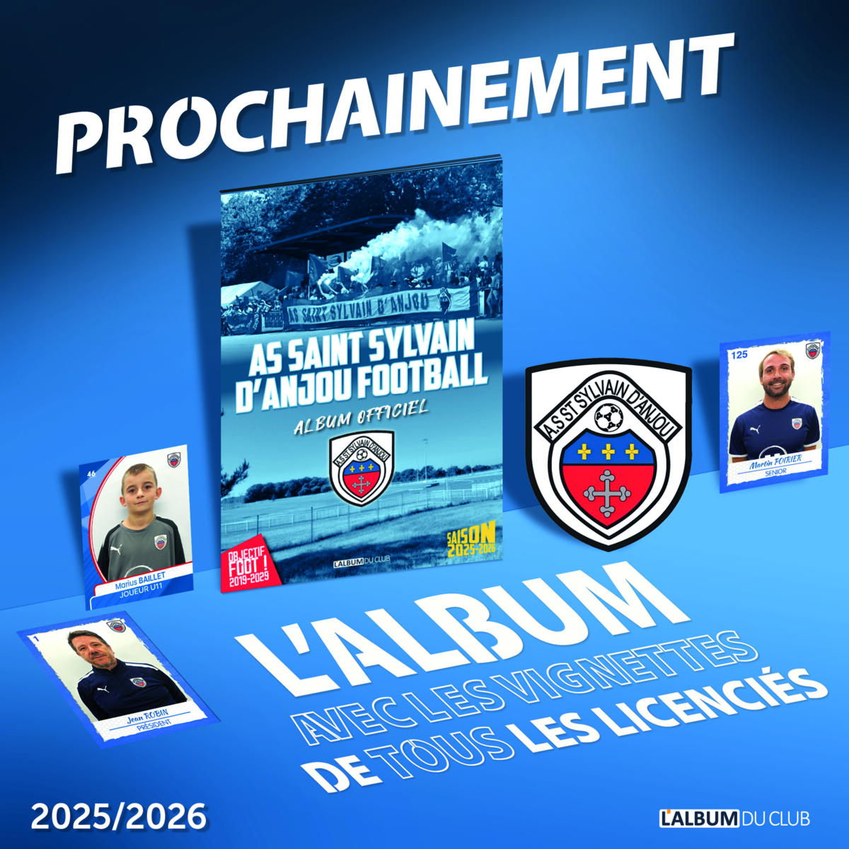 l'ALBUM DU CLUB arrive prochainement !