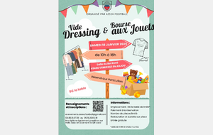 18 janvier : Vide Dressing & Bourse aux Jouets !