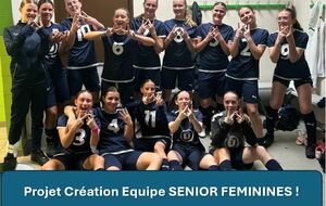 Projet création Equipe SENIOR FOOT FEMININ !