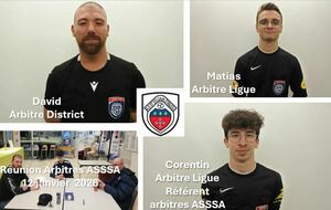 ARBITRES OFFICIELS ASSSA : POINT MI-SAISON