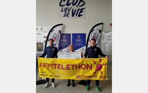 Remise du don à l'AFM TELETHON au Campus !