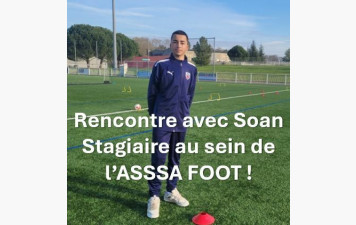 SOAN en stage à l'ASSSA FOOT !