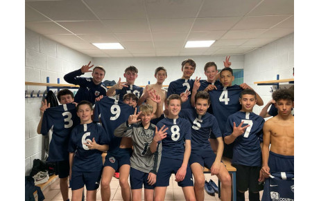 Victoire des U15 !