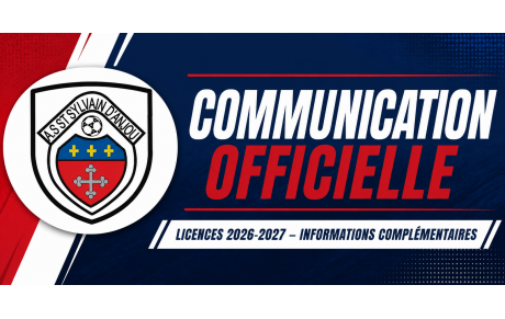 LICENCES 2026 2027 : INFOS COMPLEMENTAIRES